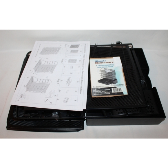 6 Tier Document Tray With Drawers - Picture 13 of 16